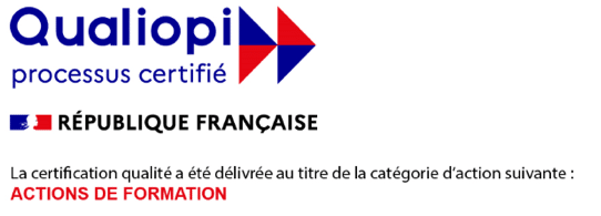 Logo Qualiopi — processus certifié, actions de formation